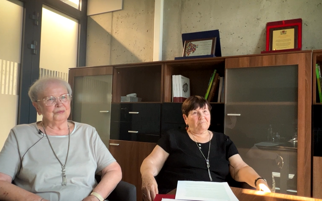 Barbara Delimat i Halina Kosiorowskadeportowana i urodzona na zesłaniu